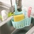 1Pcs Kitchen Accessories Utensils Organizer Adjustable Snap Sink Soap Sponge Holder Kitchen Hanging Drain Basket Kitchen Gadgets