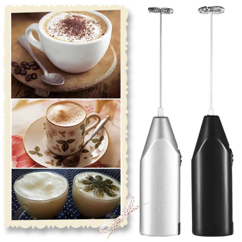 Electric Handle Egg Beater Milk Stirrer Frother Foamer Coffee Mixer Treater Juice Kitchen Cooking Tool Gadget Baking Accessories